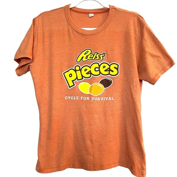 Alternative Apparel Tops - ALTERNATIVE Apparel Unisex Graphic Novelty Print T-shirt Orange Sz M